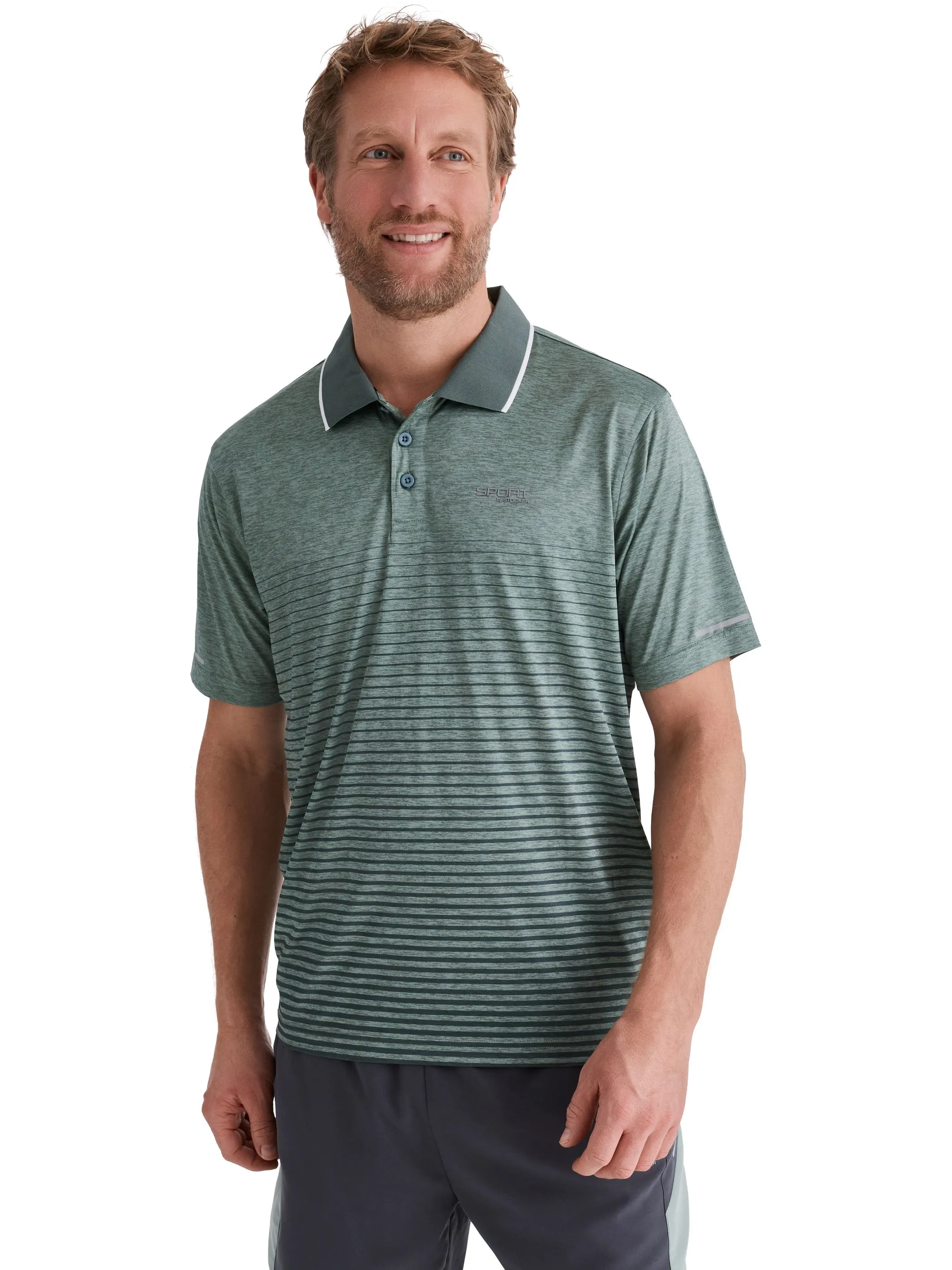 Stooker HAKA Sport 04760300009287 He-Poloshirt "Pablo" Grün 928262 9287 1